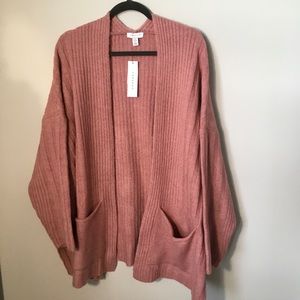 NWT TopShop Oversized  Long Cardigan Sweater